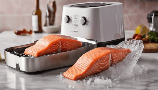 Cuisson parfaite du saumon surgelés à l’air fryer
