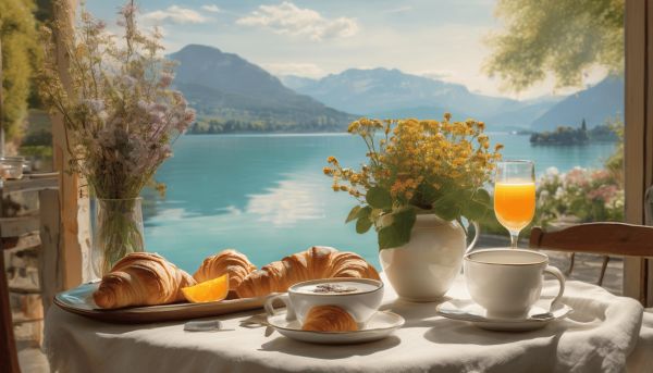 Où savourer le petit déjeuner à Annecy en bord de lac
