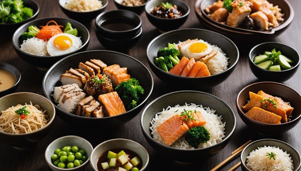 La cuisine japonaise pour une alimentation basse en calories