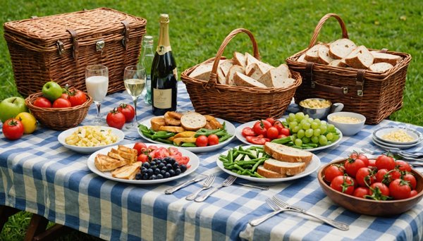 Le pique-nique sucré salé pour les végétariens: idées et astuces